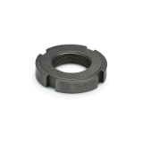 DIN 1804 W - Slotted locknuts, Type W, Steel, not hardened, not ground
