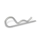 GN 1024 NI-E - Stainless Steel Spring cotter pins, Type E, with single winding