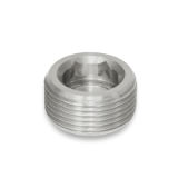GN 252.5 - Blanking plugs, Stainless Steel, Type A, without thread coating