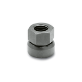 GN 347 - Hexagon nut with ball socket