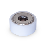 GN 6311.1 - Stainless Steel-Thrust pads, Type K, Thrust pad surface plain, with plastic cap