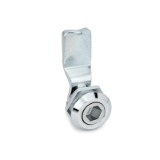 GN 115 - Latches, Operation with Socket Keys, Housing Collar Chrome Plated, Type SK10 with hexagon