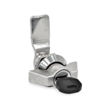 GN 115 - Latches, Stainless Steel with Operating Elements, Lockable, Type SCKN with wing knob (same lock)