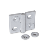 GN 127 - Stainless Steel-Hinges, Type B, vertically adjustable