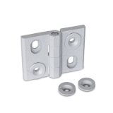 GN 127 - Stainless Steel-Hinges, Type H, Hinges, Type H, horizontally adjustable