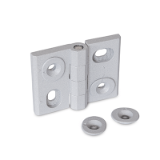 GN 127 - Stainless Steel-Hinges, Type HB, vertically and horizontally adjustable