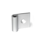 GN 2291 - Hinges wings for aluminum profiles / panel elements, Type AF, exterior hinge wing