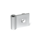 GN 2291 - Hinges wings for aluminum profiles / panel elements, Type IN, interior hinge wing, with guide step