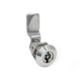 GN 515 - Stainless Steel Latches with Extended Housing, Operation with Socket Keys, Type VDE, with double bit
