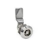 GN 515 - Stainless Steel Latches with Extended Housing, Operation with Socket Keys, Type VK7, with square spindle