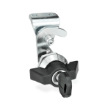 GN 115.8 - Hook-Type Latches, Operation with wing knob, Type SUK (different lock), with latch bracket