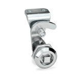 GN 115.8 - Hook-Type Latches, Operation with square spindle, Type VK7, with latch bracket