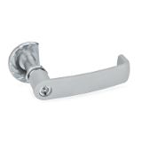 GN 119.3 VDE - Latches with Cabinet U-Handle, Operation with Socket Key, Type VDE with double bit