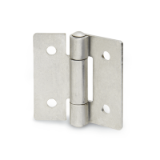 GN 136 B - Stainless Steel-Sheet metal hinges, Type B, with through-holes