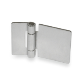 GN 136 A - Stainless Steel- Sheet metal hinges, Type A,without bores, for welding