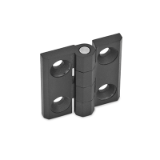 GN 237 - Hinge Zinc die casting, Type A, 2x2 bores for countersunk screws
