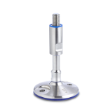 GN 20 - Leveling Feet, Stainless Steel, Hygienic Design, Type B, with mounting holes
