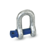 GN 584 A - Shackles, straight, Form A, with stud bolt