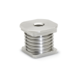 GN 992.5 - Stainless steel insert bushes for construction tubings GN 990, square