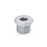 DIN 908 - Threaded plugs, Type A, without gasket