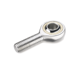 GN 648.6 - Stainless Steel-Ball joint heads with threaded bolt, Type NH, Bronze / Steel lubrication possible