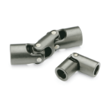 GN 9080 - Universal joints, Type DG, double, with friction bearing