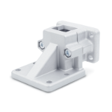 GN 171 - Flanged Base Plate Connector Clamps, Aluminum, with screw, stainless steel