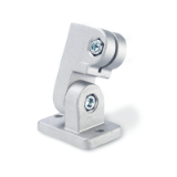 GN 281 - Stainless Steel-Swivel Clamp Connector Joints, with screw, Stainless steel