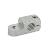 GN 482 - Swivel Mounting Clamps, Aluminum, Type P, Clamping bore parallel to the swivel axis