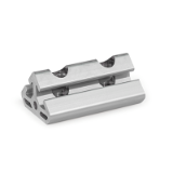 GN 32i - Angle Connectors, Aluminum, for Aluminum Profiles (i-Modular System), Single and Double Installation, Type A without fastening set, Heavy