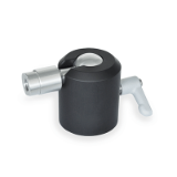 GN 784 - Swivel ball joints, Type A, Identification No. 1, Ball with female thread, Clamping with adjustable hand lever