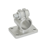 GN 146.5 - Stainless Steel-Flanged Connector Clamps, with 4 Bores, Type A, without seals
