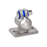 GN 146.6 - Stainless Steel-Flanged Connector Clamps, with 4 Bores, Type B, with seals