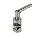 GN 490 - Stainless Steel Swivel Clamp Connector Joints, Type B, with adjustable hand lever