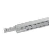 GN 2408 - Telescope-Linear motion bearings, with in H-shape connected rails, Type DD, Runner with countersink, on both sides