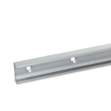 GN 2422 - Rails, for roller guide systems, C-profile, Type UT, Floating bearing rail, mounting hole with sink