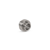 GN 753.2 - Mounting Accessories for Guide Rollers GN 753.1 / GN 753, Stainless Steel, Type AB Bushing, two-sided centering