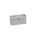 GN 828 - Bearing blocks for Stainless Steel-Setting screws GN 827, Type A, with thread, mounting from above