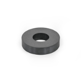GN 55.1 - Raw Magnets, Hard ferrite, Disk-Shaped, with Bore or Countersunk