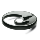 EMW+IR - Monospoke handwheel with fold-away handle