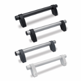 M.1053 P - Offset tubular handles with movable handle shank